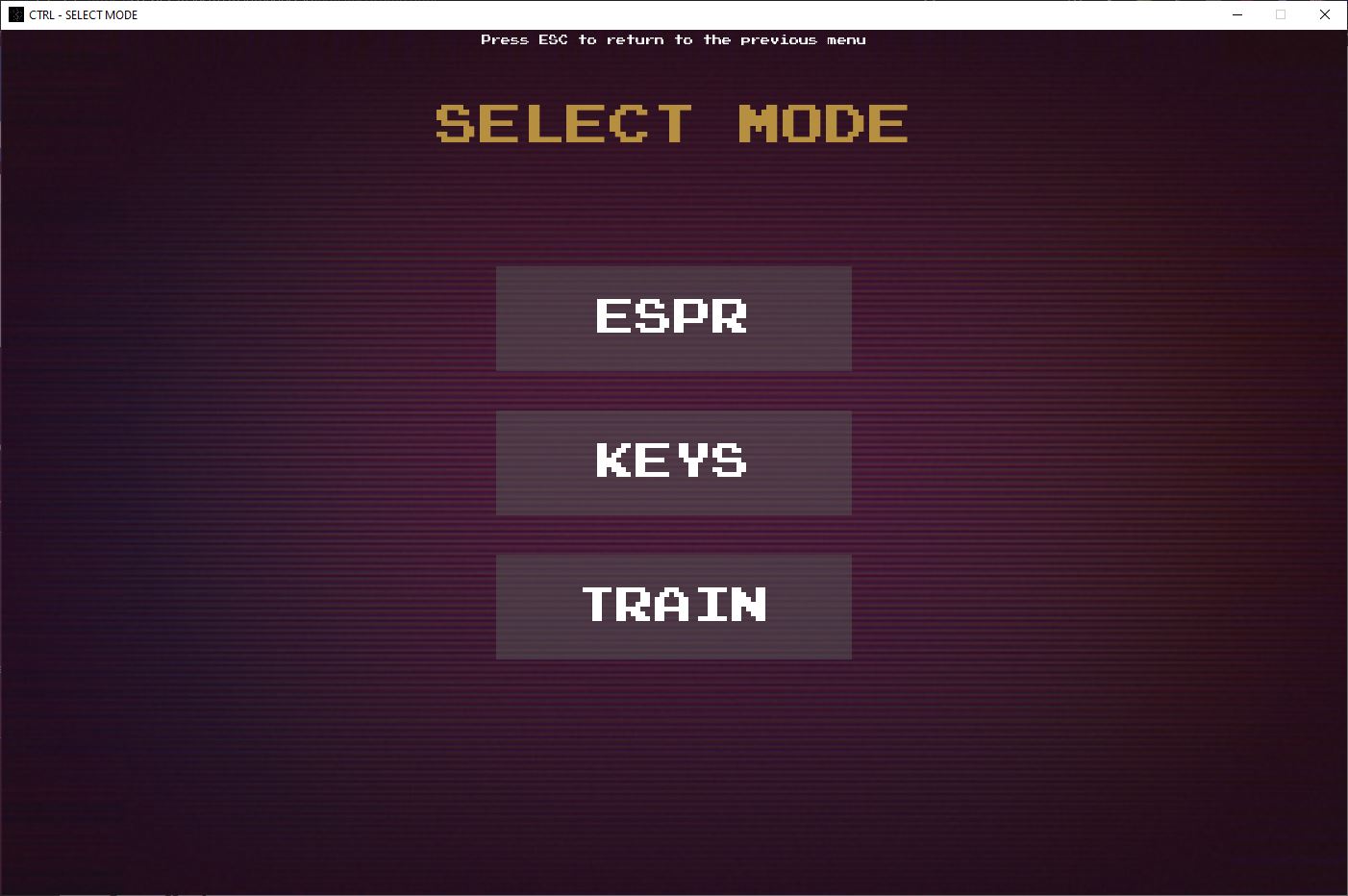 select menu